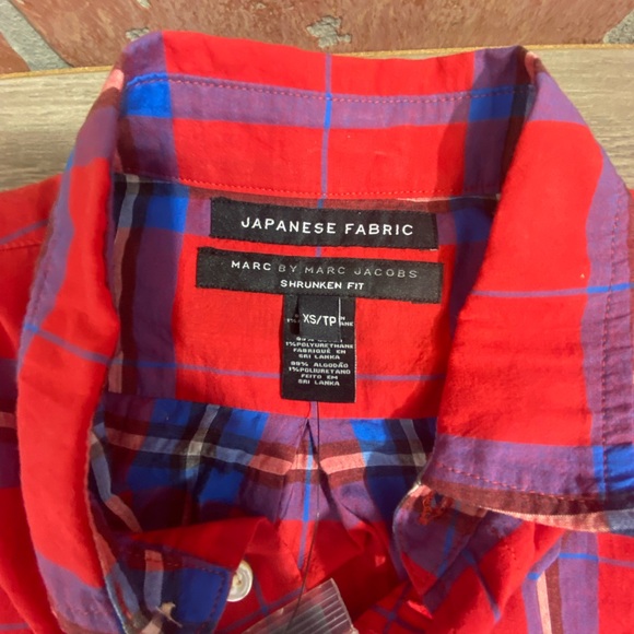 Marc By Marc Jacobs Japanese Fabric Shrunken Fit Button Up Shirt Men XS - Picture 5 of 9